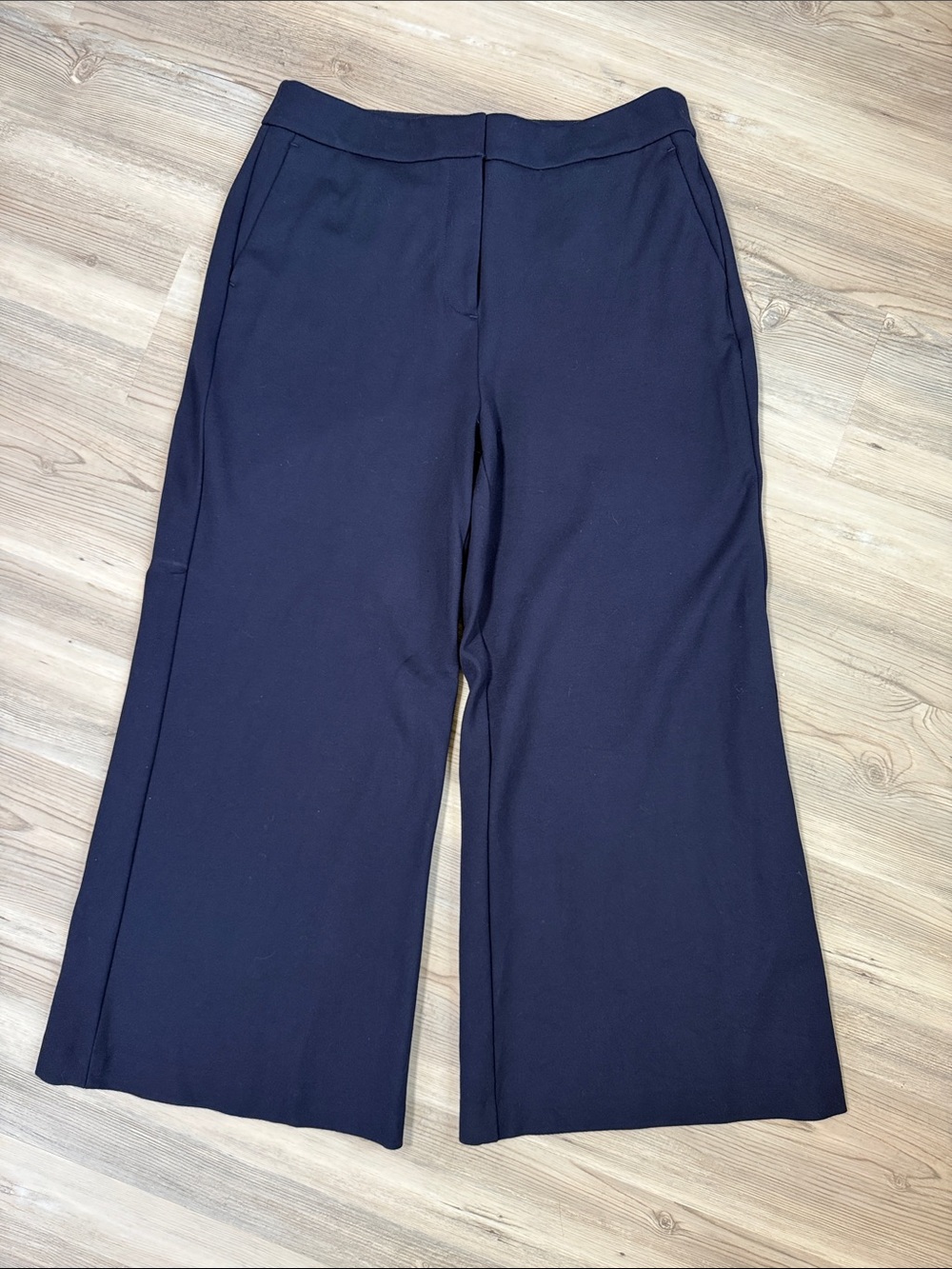 BODEN NAVY HAMPSHIRE CROP PANTS US 12 TALL